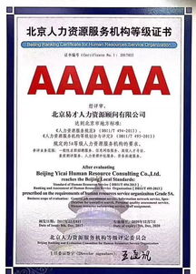 喜訊 民企首獲5A人力資源服務(wù)機(jī)構(gòu)認(rèn)證，彰顯易才企業(yè)價值